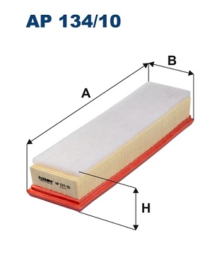 Hava Filtresi Dokker 12> Logan 2 13> Sandero 2 1,6 | FILTRON AP 134/10 | OEM 16 54 694 66R