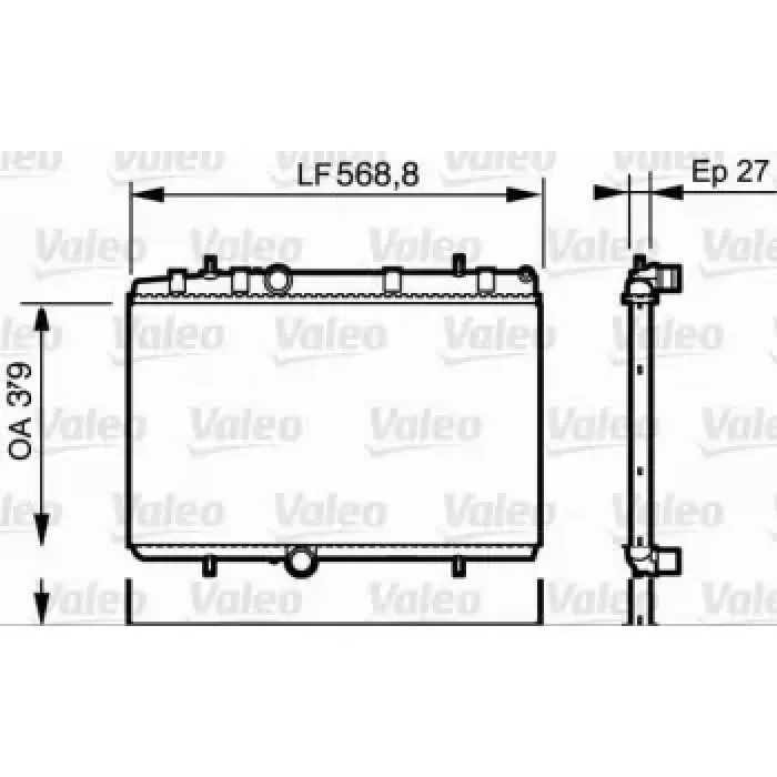 Motor Su Radyatoru P307 YM P3008 Rcz Partner Tepe Berlingo III P308 P5008 C4 C4 II DS4 C4 Picasso DS5 C5 III 2,0HDI 1,6HDI C5 II P407 1,8 2,0 I 2,0HDI (Valeo 735608) | VALEO 734338 | OEM 1330K0
