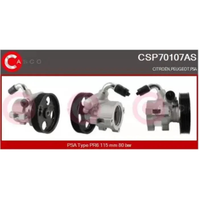 Hidrolik Direksiyon Pompasi Partner Berlingo P405 P306 Zx DW8 00>03 Kasnak Capi:142MM | RAMSAN 211052 | OEM 4007.82-4007.86