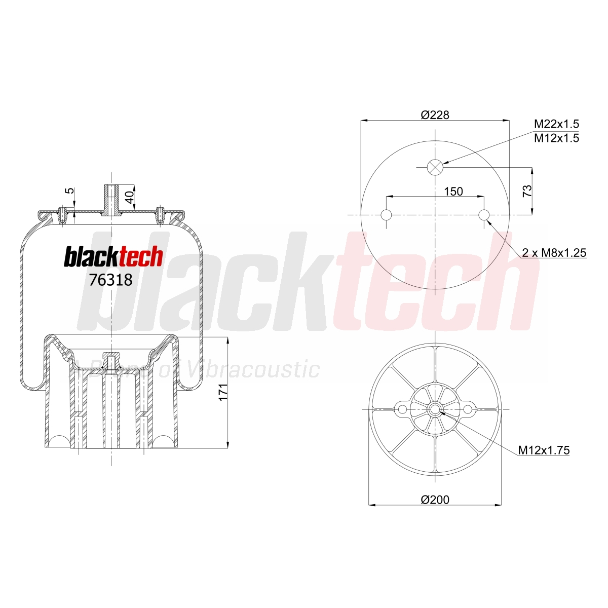 Körük Komple Plastik Pistonlu | OEM 016512
