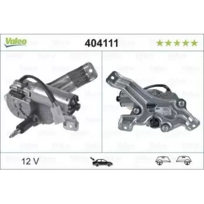 Silecek Motoru Arka V-Class 638/2 96>02 Vito 638 96>03 | VALEO 404111 | OEM A6388200208