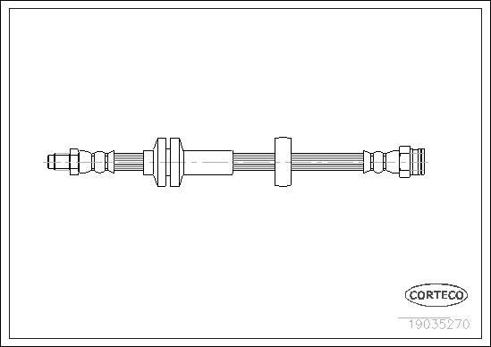 On Fren Hortumu Ducato III Boxer III Jumper III 06> | BERSE 00348 | OEM 4806G6 4806G6 / 51725095 51725095