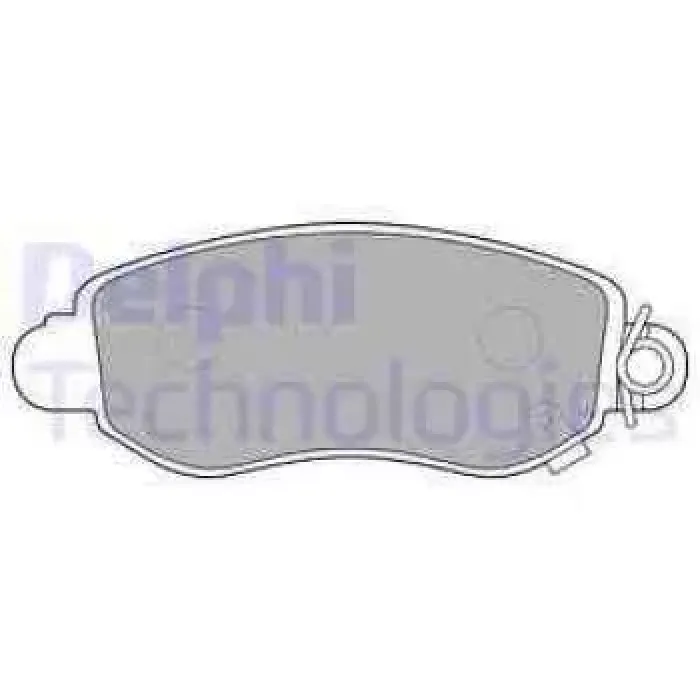 On Fren Balatasi Transit V184 00>06 (Arkadan Ceker) | DELPHI LP1582 | OEM YC15 2K021 D9A T206666