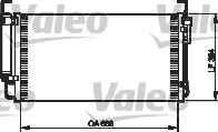Kondenser Hyundai Trajet | VALEO 814340 | OEM 976063A100