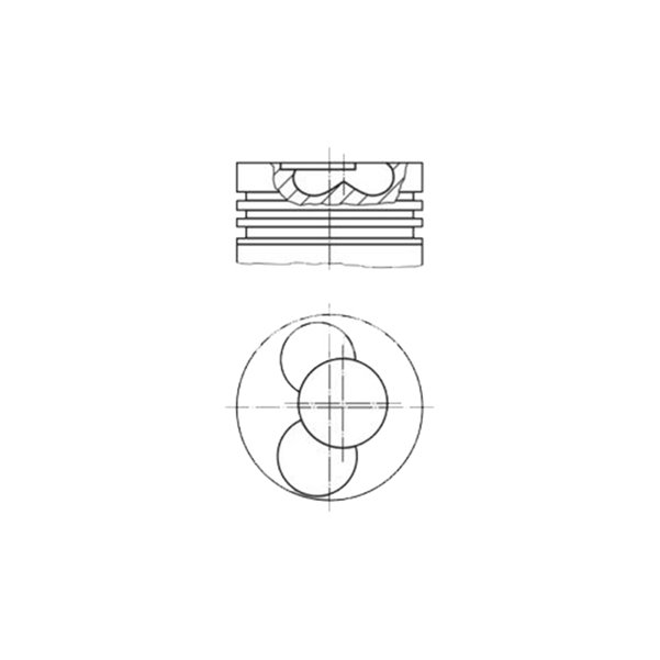 Piston+Segman (81,51MM 0,50) LT28 LT35 LT46 (2,5 109 Ps 5 Silindir) Avr Bbr | GOETZE 8772178050000G | OEM 074107065R