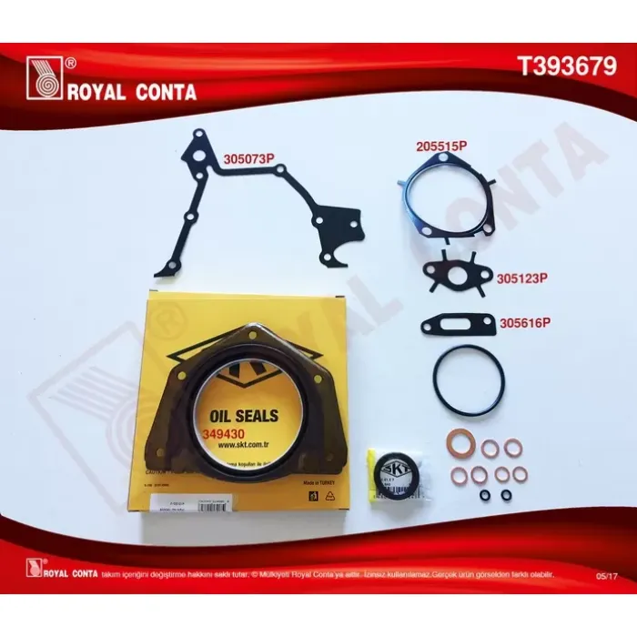 Alt Takim Contasi Skt Keceli Doblo Punto 1,9D | ROYAL T393679