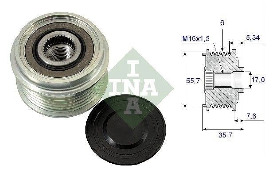 Alternatör Kasnak Mercedes Vito 108-110 6 Kanal 535007710 | OEM 05112