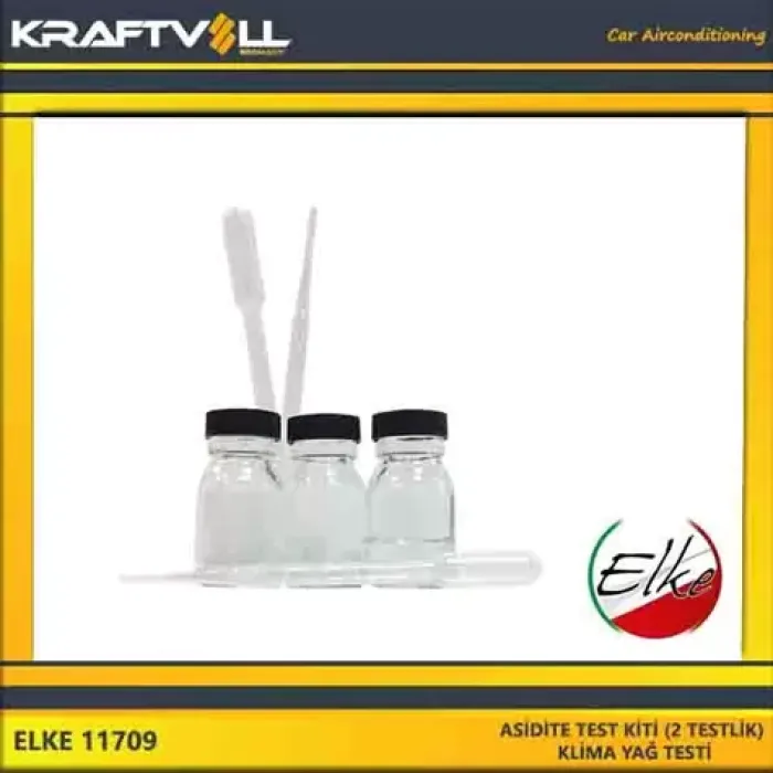 Asidite Test Kiti (2 Testlik) - Klima Yag Testi | ELKE 11709