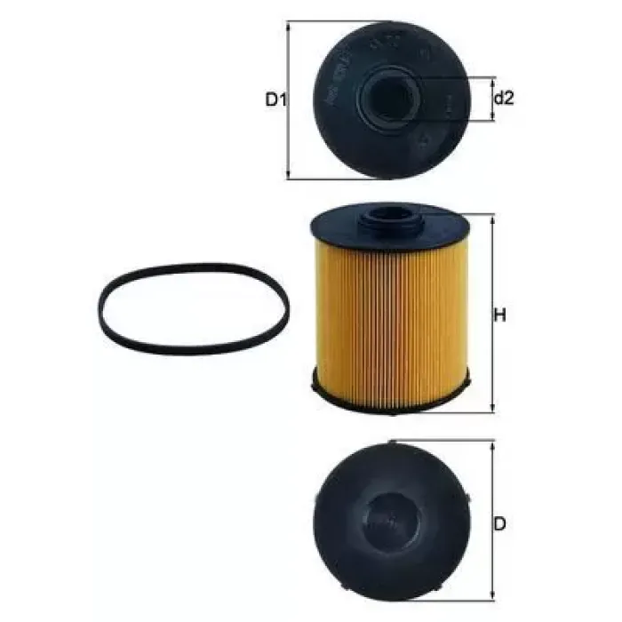 Yakit Filtresi W202 97>00 S202 97>01 W210 98>02 S210 99>03 | MAHLE KX70D | OEM A6110900051