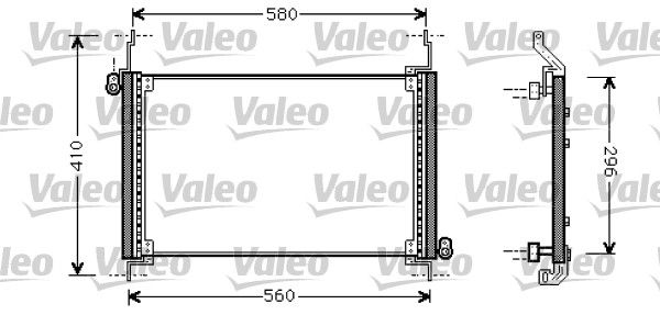 Kondenser Fiat | VALEO 818007 | OEM 46547675
