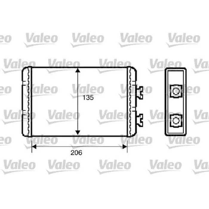 Kalorifer Radyatoru Bmw E46 98>05 E83 06>11 | VALEO 812220 | OEM 64118372783