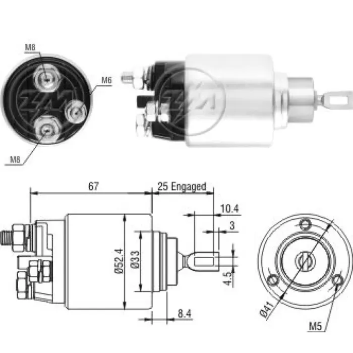 Mars Otomatigi 12V Citroen Jumper / Fiat Ducato / Ford Transit / Peugeot Boxer | ZM 3381 | OEM 77364101
