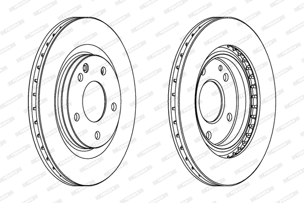 Fren Diski On A-Class W168 01>04 | FERODO DDF1173 | OEM A1684210712