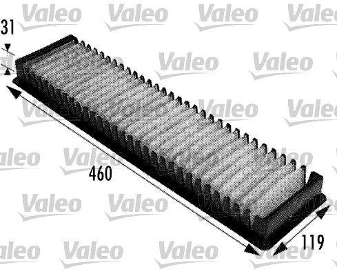 Polen Filtresi Mini R50 R52 R53 Karbonlu | VALEO 698725 | OEM 64319257505