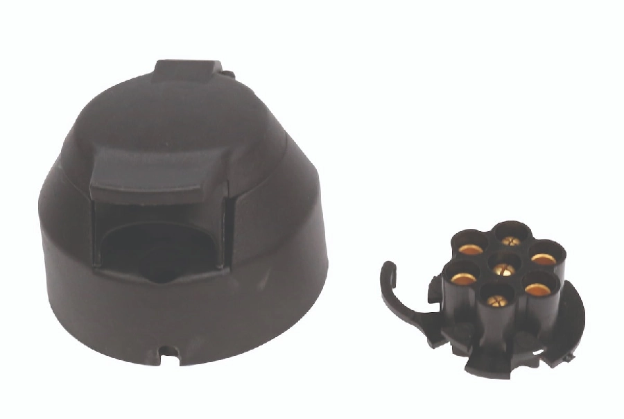7 Li N Tip Plastik Römork Fişi Dişi 12V | OEM 70111