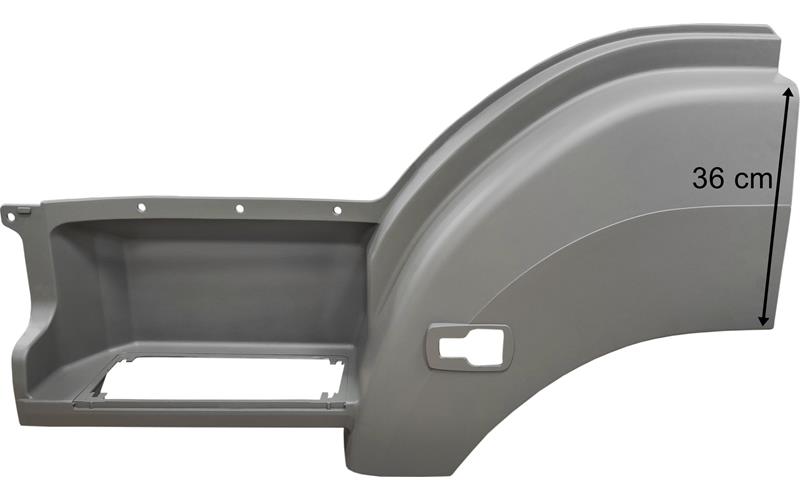 Çamurluklu Basamak Axor 1840 Sol (Boyasız - Fiber) | OEM 9406662101