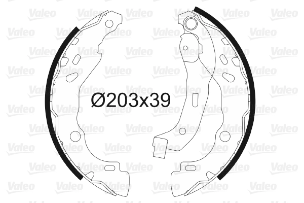 Arka Fren Balatasi Pabuc Micra K13 10> Note 13> Symbol I 03> Clio IV 12> Logan II 12> Sandero II 12> | VALEO 562810 | OEM 7701206429