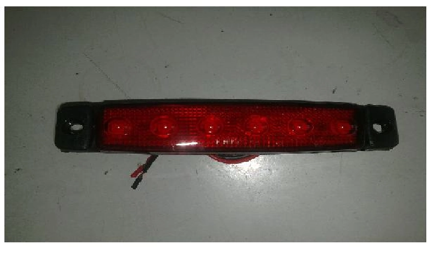 Side Marker Basamak Aydınlatma Kırmızı 6LED 12V | OEM SBB12R6