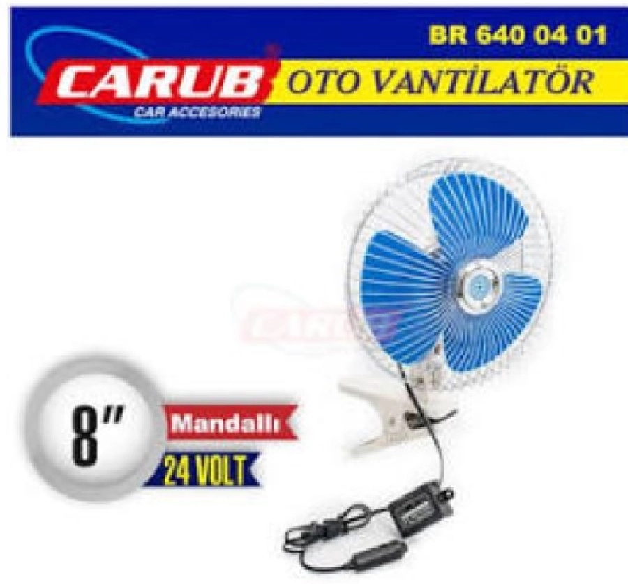 Vantilatör 24V 8 İnch Mandallı | OEM BR6400401