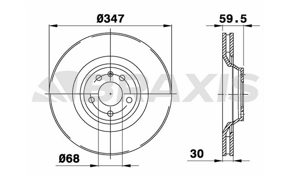 On Fren Aynasi A6 Avant Allroad 04>11 | BRAXIS AD1086 | OEM 4F0615301F 4F0615301F 4F0615301G 4F0615301G