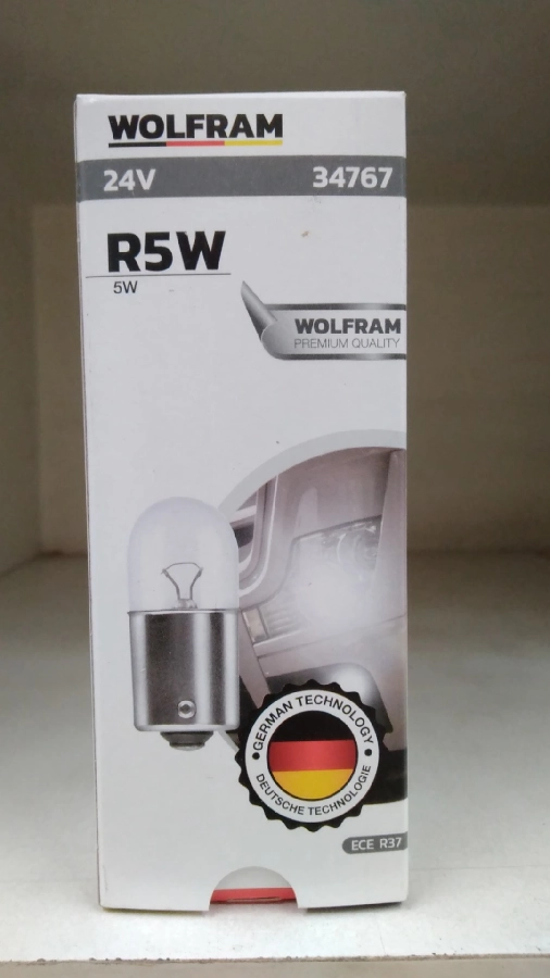 Ampul 24V R5W 5W BA15s 67 Ampul | OEM 34767