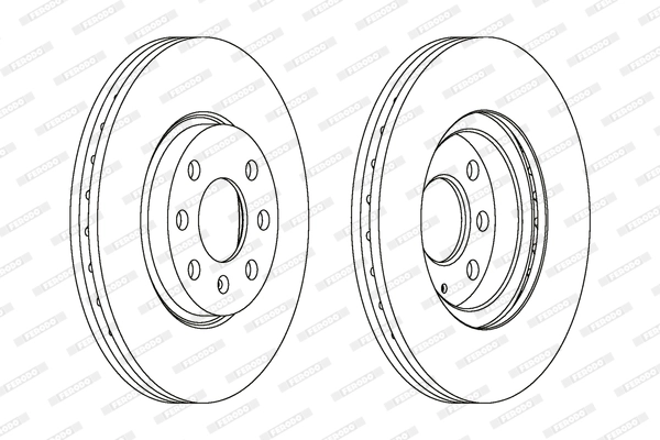 On Fren Diski (4 Bijon) Corsa C Combo C Tigra B Meriva A | FERODO DDF1131 | OEM 569000 9196050
