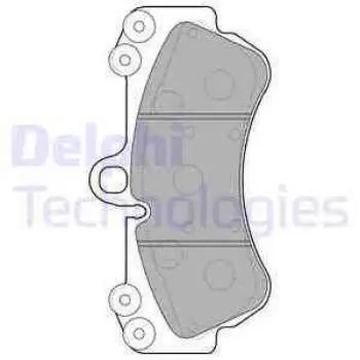 On Fren Balatasi (17 Inc) Touareg 10 / 02> Cayenne 02> Q7 06> | DELPHI LP2057 | OEM 95535193903 7L0698151Q 7L0698151F
