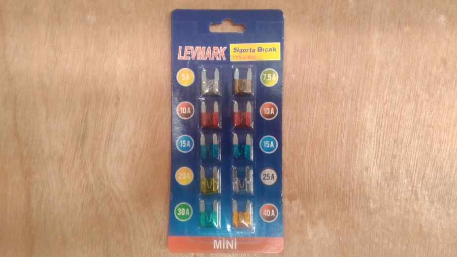 Sigorta Bıçak Mini 10LU Set | OEM 003.019.PMX-190A