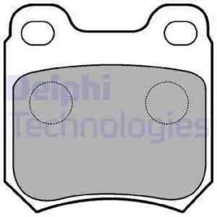 Arka Fren Balatasi (Disk Icin) Vectra B Omega B | DELPHI LP590 | OEM 1605687 1605924 1605879 1605799
