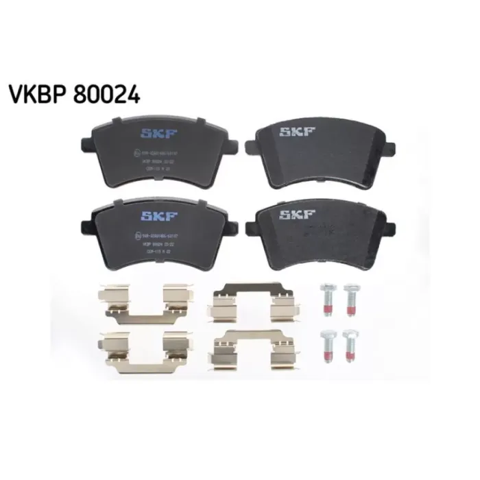 On Fren Balatasi Kangoo 3 08> Mercedes Citan 13>21 1.2 Tce 1.5 Dci 1.6 | SKF VKBP 80024 | OEM 7701209864 A4154300022 A4154210610