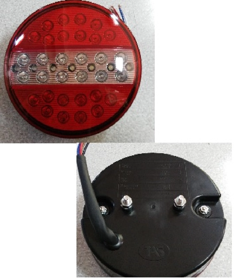 Stop Lamba LED'li Stop + Park + Geri Vites + Sinyal 4 Fonksiyonlu Hamburger 24V | OEM TAS-888-24V