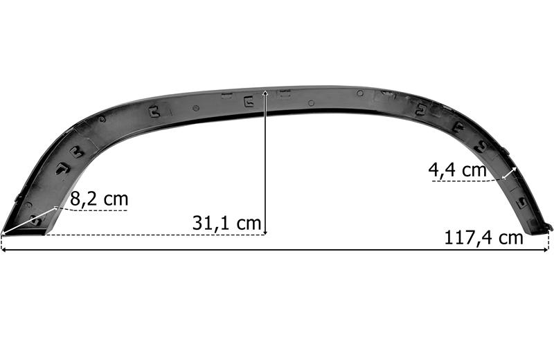 Ön Teker Arka Çamurluk Çıtası Sol Volvo Fh 5 | OEM 84096588