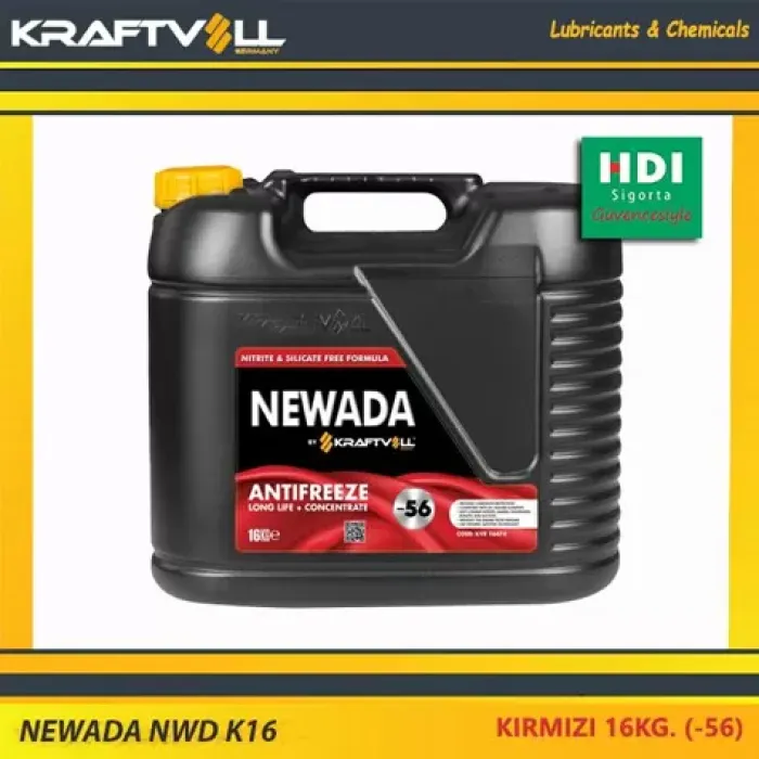 Antifriz-Coolant Newada (-56) Kirmizi 16KG. | NEWADA NWD K16
