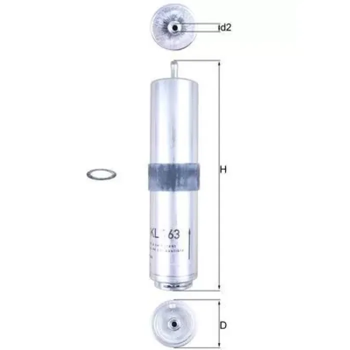 Yakit Filtresi Bmw E90 E87 N47 | MAHLE KL763D | OEM 13327823413 13327823413 13328584874 13328584874