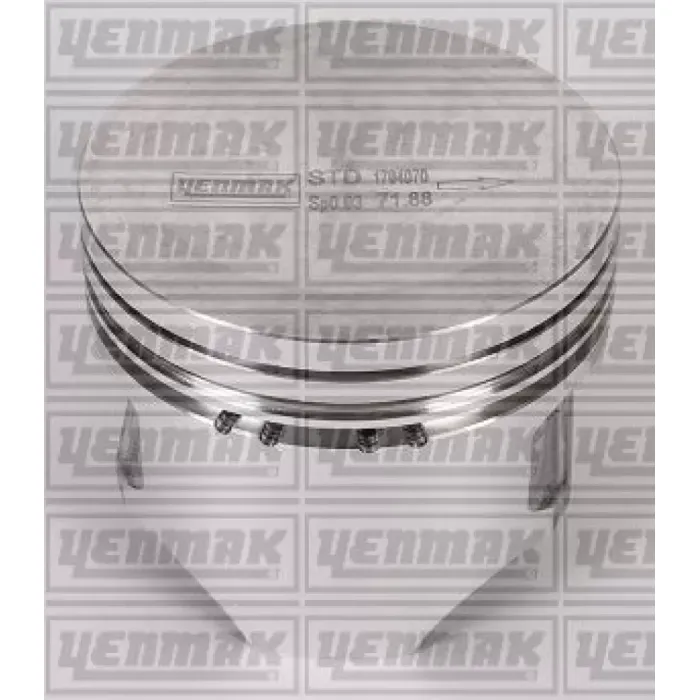 Piston+Segman 71,91MM Std Fiesta CB1 08>12 1.25 Efi 16V Zetec- Fiesta Ccn 12>17 1.25 Efi 16V Zetec- Fiesta Ccn 12>17 1.25 Efi 16V | YENMAK 31-04951-000 | OEM 97MF 6102 AA 87-72820-STD
