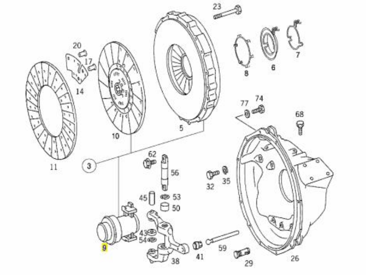 Debriyaj Rulmanı 2629 | OEM 0012506215