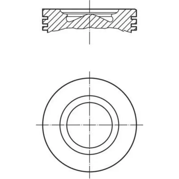 Motor Piston Segman (Std) Ducato 3 Iveco Daily Karsan Jest 2,3JTD C13 F1A EURO5 Motor 11>14 | MAHLE 007PI00170000 | OEM 500055511