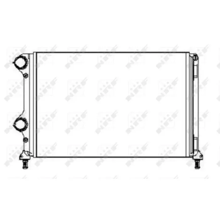 Motor Radyator Doblo 1,3 / 1,9 Jtd Ym Mekanik (Klimali Klimasiz) / (1 Sira Alb Sistem) (700×312×34) | NRF 53245A | OEM 51779233