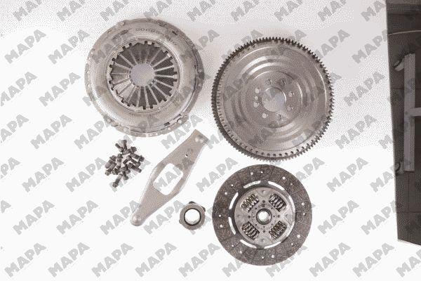 Debriyaj Seti Volant+Catalli+Rulman Set Transit V347 2,4TDCI 5 Ileri 06> | MAPA 001255 020 | OEM 6C11 6477 CA 1373311
