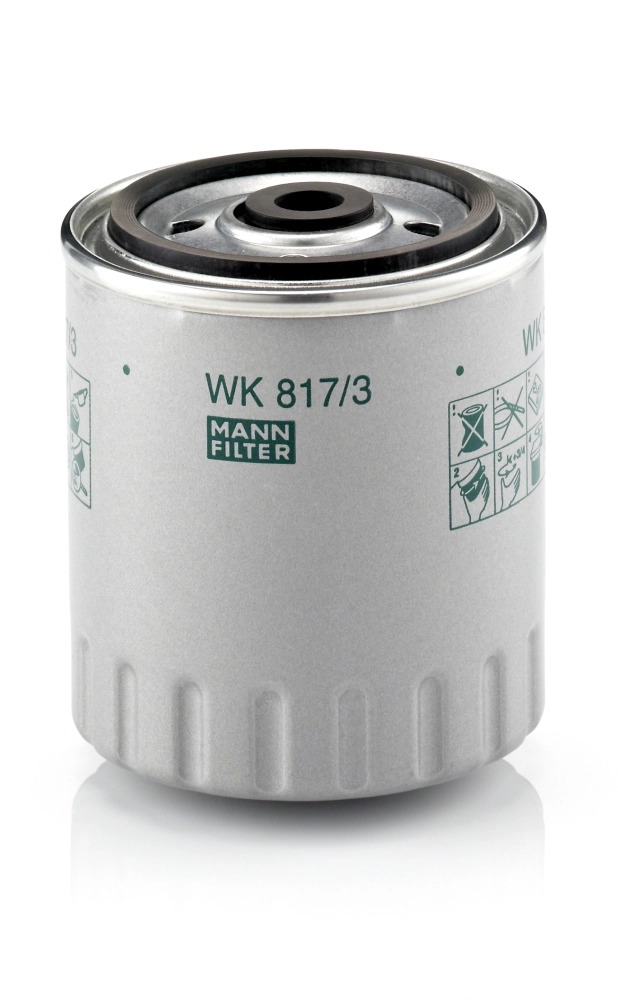 Yakit Filtresi Mercedes 190 W201 88>93 W202 93>00 W124 89>93 W210 96>99 W461 97> Sprinter 95>00 , Ssangyong Korando 96-98 | MANN WK817/3X | OEM A6010901552