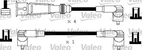 Buji Kablosu Golf Jetta Polo Classic 1,3 / 1,4 / 1,6 (93>00) | VALEO 346119 | OEM 803998031