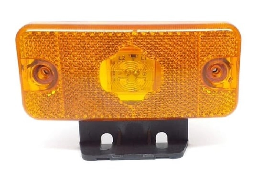 Marker Side Sallama Lamba (Dikdörtken) Braketli 4 LED'li Sarı 24V Boxer-Jumper-Ducato-Daily-Eurostar | OEM 071S24