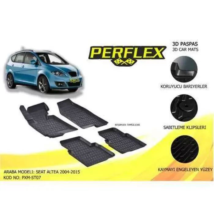 Paspas 3D Havuzlu 10-Mat Altea 04>15 | PERFLEX PXM-ST07 | OEM PXM-ST07