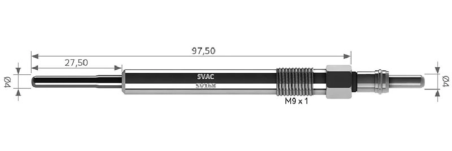 Kızdırma Bujisi 4,4V Chevrolet Aveo (T300): 1.3 D GE112 0 100 266 031 GLP226 0 250 403 014 - Y-9004 | OEM SV168
