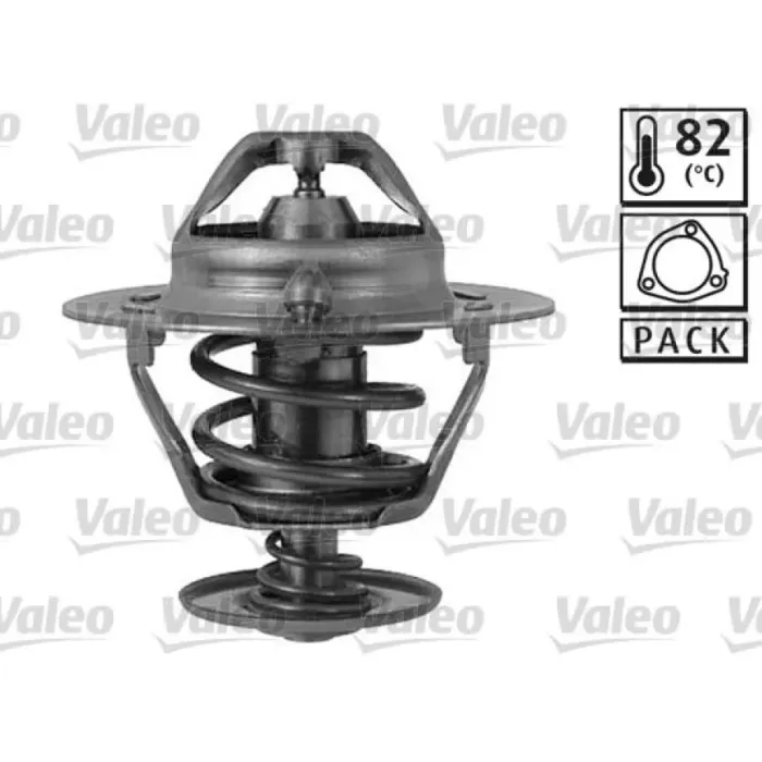 Termostat 82°C Hyundai Accent Era 1.4-1.6 Benzinli 2006-> Accent 2000-2006 Getz Benzinli 2006-> I30 1.4-1.6 Benzinli 2007-> Elantra 2000-> / Ceed 1.4-1.6 Benzinli 2007-> | VALEO 820193 | OEM 25500-23010