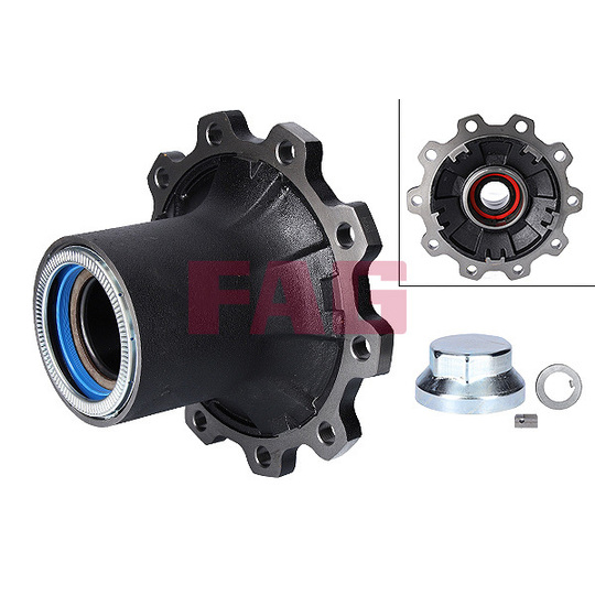 Dingil Poryasi Komple (Skf Rulmanli) Bpw Römork Eco Plus 1 Serisi | KURTSAN K160-16.04-01-S | OEM 0327243140 0980106580 0327243142