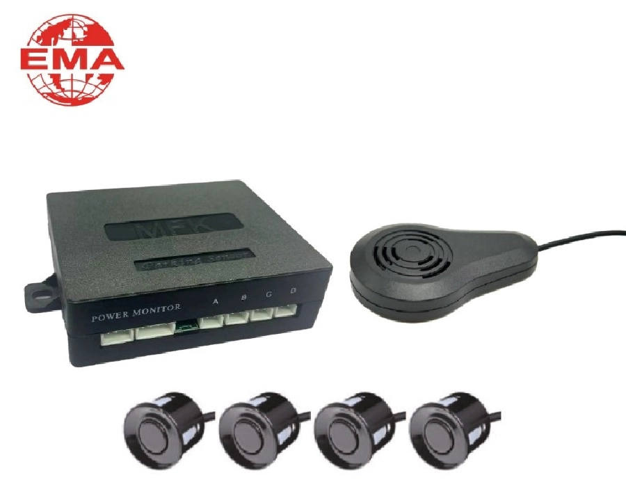 Sensör Geri Vites Park Ses İkazlı 4 Gözlü Siyah 18mm *** Polifonik Yüksek Sesli *** | OEM 100-57