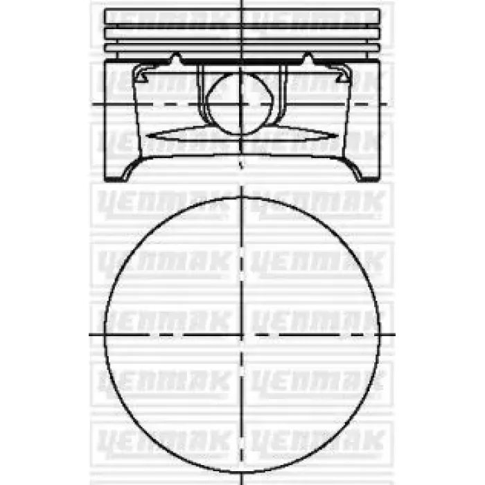 Motor Piston Segman Komple Std (79.00MM) Astra G – Astra H – Vectra C – Zafira B – Meriva A – Z16XEP | YENMAK 31-04216-000 | OEM 5623242