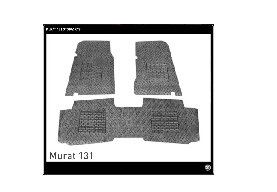 Paspas Bezlı 3 Parça Mavı - Tofas M 131 D K S Dekoratıf | OEM RBR201