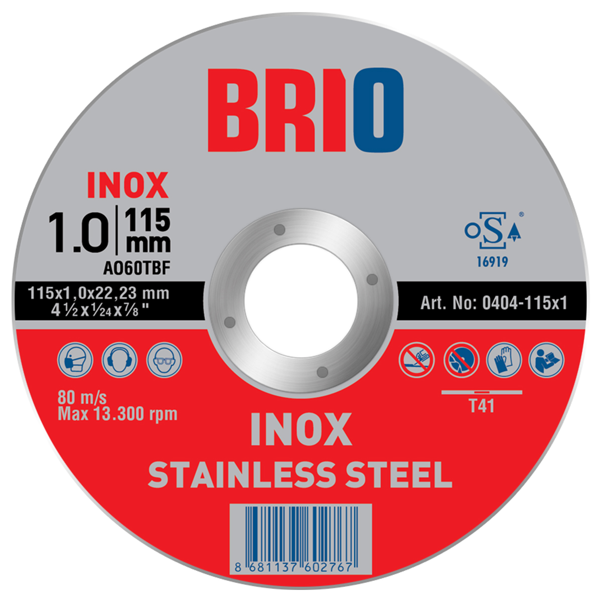 Kesme Taşı 115x1 İnox